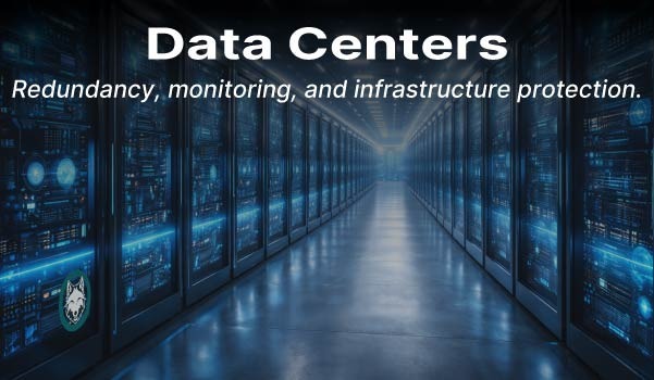 Data Centers are focused on protecting uptime and mission-critical infrastructure. 