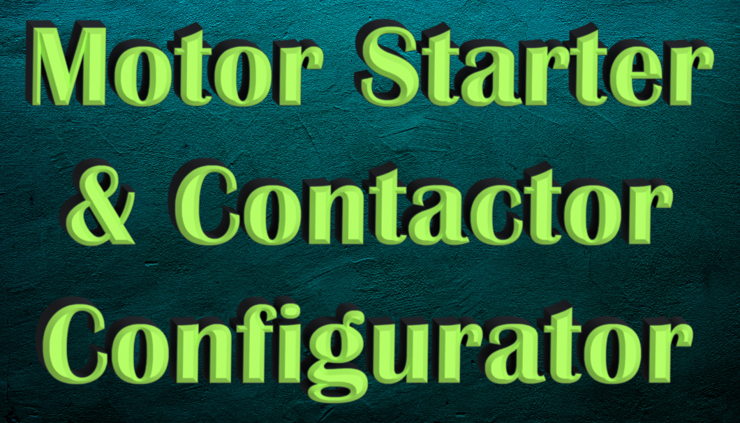 Motor starter and contactor product builder from Marshall Wolf Automation