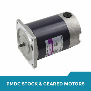 PMDC stock and geared motors