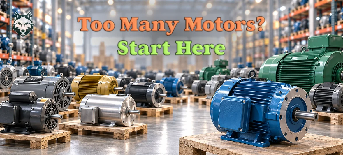 Too many motors shown to show how we can help select one.