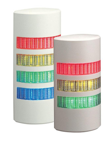 Menics PWECZ-302-RYG 3 Stack LED Tower Light, Wall Mount, 24V, W