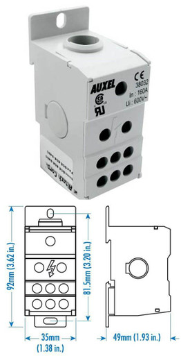 Altech Powerblock 38032 Altech Corp. Power Distribution Blocks