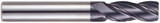 4FL LONG CORNER RADIUS METRIC X-POWER CARBIDE - (S