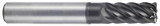 6FL MULTI HELIX CR EXTENDED NECK END MILL - (Serie