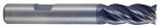 4FL MULTI HELIX SHORT FLAT END MILL - (Series EMB1