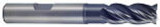 4FL MULTI HELIX REG CORNER RADIUS FLAT END MILL - 