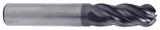 4FL MULTI HELIX BALL NOSE PLAIN SHANK END MILL - (