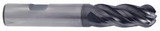 4FL MULTI HELIX BALL FLAT SHANK END MILL - (Series