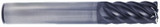 6FL MULTI HELIX CR FLAT SHANK END MILL - (Series E