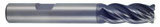 4FL MULTI HELIX CR FLAT SHANK END MILL - (Series )