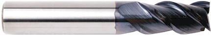 9/32  3 Flute-standard Length-single End Square-altin - 130-3281
