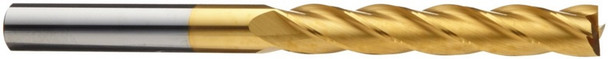 3/8  4 Flute-extra Long Length-single End Square-tin - 172-4376