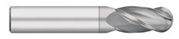 9mm   Metric End Mills-standard Length-single End Ball-ticn-4 Flute - 958-4354