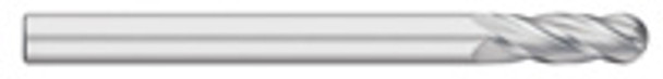 1/2  4 Flute-extra Long Length-single End-ball-uncoated - 175-4506