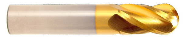 1/64  4 Flute-standard Length-single End-ball-tin - 140-4015