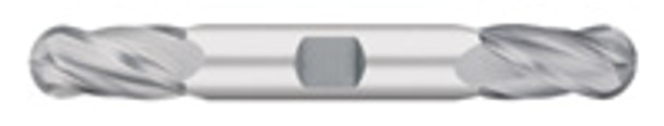 3/32  4 Flute-double End-with Weldon Flat-ball-uncoated - 215-4093