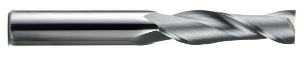3/4 End Mill  Carbide  Single End  Square End  2 Flute  Uncoated - 16069