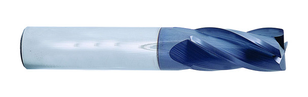 1/2 End Mill  Carbide  Single End  Corner Radius  4 Flute
 Altin - 55384