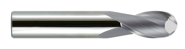 1.5mm End Mill  Carbide  Single End  Ball End  2 Flute Metric
 Uncoated - 16806