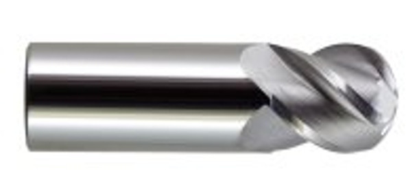 29/64 End Mill  Carbide  Single End  Ball End  4 Flute
 Uncoated - 16216