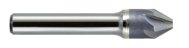 1 Countersink  Carbide  Six Flute Cnc Style- Uncoated - 18813