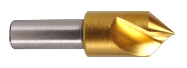 1/8 Countersink  Cobalt  Single Flute- Tin - 18136