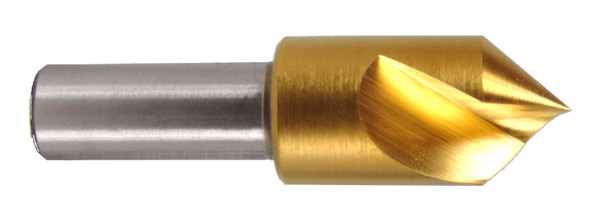 1/8 Countersink  Cobalt  Single Flute- Tin - 18137