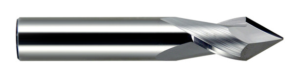 3/8 Drill Mill  Carbide  2 Flute  60 Degree- Uncoated - 11667