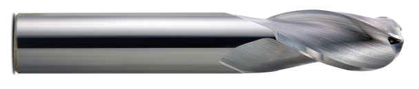 4mm End Mill  Carbide  Single End  Ball End  3 Flute Metric
 Uncoated - 16836