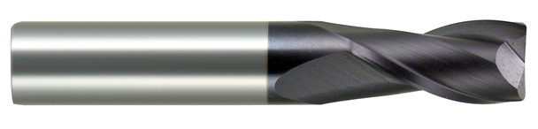 1/2 End Mill  Carbide  Single End  Corner Radius  2 Flute- Altin - 55328