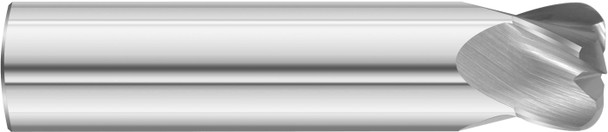 1/4 Solid Dura-carb End Mill Stub Length Corner Radius Se - 31919