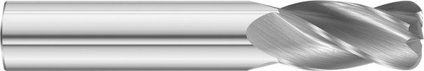 1/4 Solid Dura-carb End Mill Standard Length Corner Radius Se - 33711