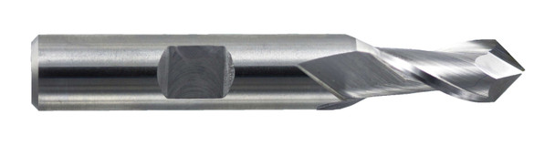 3/16 End Mill  Cobalt  Drill Point  2 Flute  90º- Uncoated - 16336