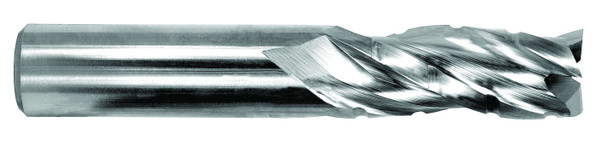 3/16 End Mill  Cobalt  For Aluminum  Rougher&finisher Combo  3 Flute- Uncoated - 17691