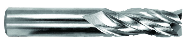 5/8 End Mill  Cobalt  For Aluminum  Rougher&finisher Combo  3 Flute- Uncoated - 16711