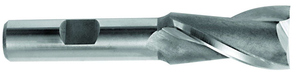 1/4 End Mill  Cobalt  Keyway Cutter  2 Flute- Uncoated - 10216