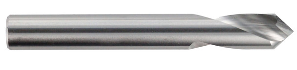 1/4 End Mill  Cobalt  Nc Spotting Drill  2 Flute- Uncoated - 10855