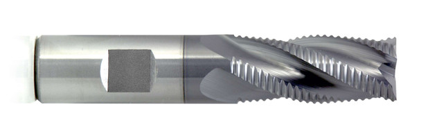 13/16 End Mill  Cobalt  Roughers  Fine Pitch  Multiple Flute (ncc)- Ticn - 45702