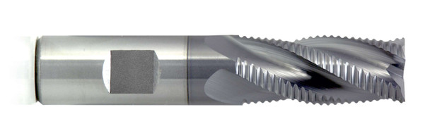 32mm End Mill  Cobalt  Roughers  Fine Pitch  Multiple Flute Metric (cc)- Ticn - 46409