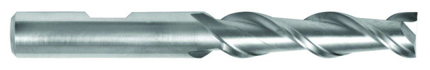3/16 End Mill  Cobalt  Single End  Square End  2 Flute 40º For Aluminum (cc)- Uncoated - 10646