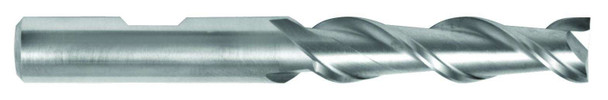 7/16 End Mill  Cobalt  Single End  Square End  2 Flute 40º For Aluminum (cc)- Ticn - 40672