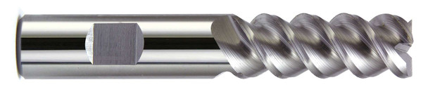 1/2 End Mill  Cobalt  Single End  Square End  3 Flute  60º (cc)- Uncoated - 15470