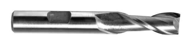 6mm End Mill  Cobalt  Single End  Square  2 Flute  Metric- Uncoated - 16343
