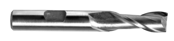 35mm End Mill  Cobalt  Single End  Square  2 Flute  Metric Inch Combo- Ticn - 40862