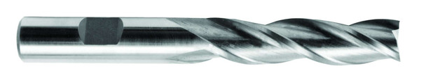 1/8 End Mill  Cobalt  Single End  Square  3 Flute- Uncoated - 12024