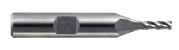 2mm End Mill  Cobalt  Single End  Square  4 Flute Metric (cc)- Ticn - 46365