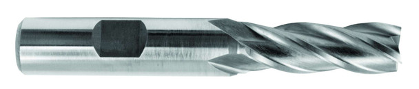 9.5mm End Mill  Cobalt  Single End  Square  4 Flute Metric Inch (cc)- Uncoated - 11753