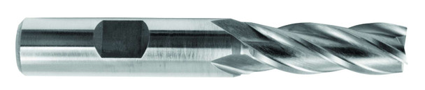 9.5mm End Mill  Cobalt  Single End  Square  4 Flute Metric Inch (cc)- Ticn - 41753