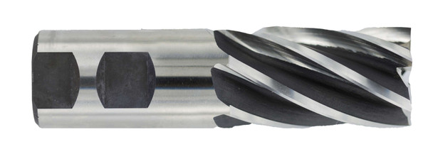 1-3/4 End Mill  Cobalt  Single End  Square  Multiple Flutes (cc)- Ticn - 45090