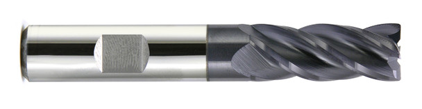 3/8 End Mill  Powdered Metal High Performance  Variable Index  4 Flute (cc)- Naco - 13003